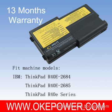 Replacement Laptop Battery For Thinkpad R40e Series